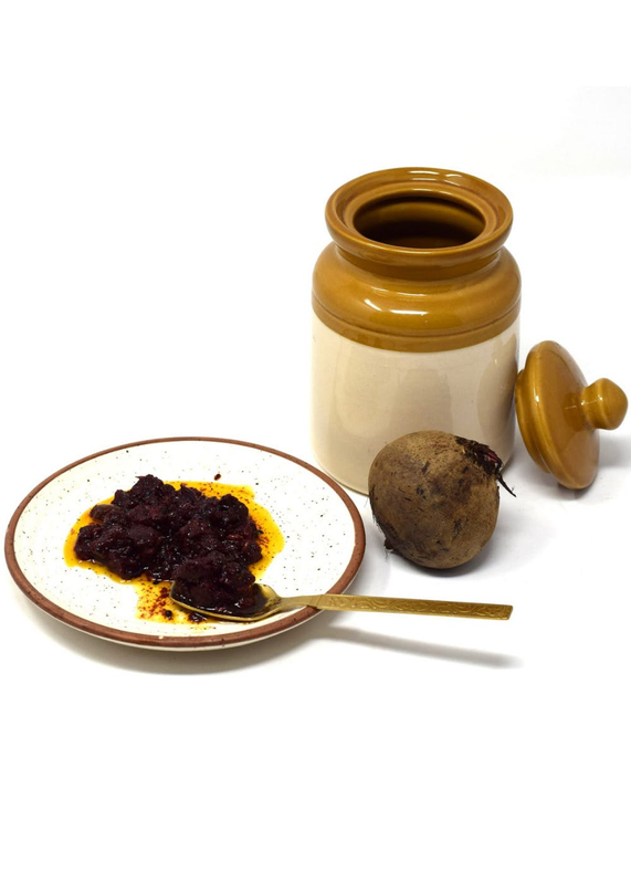 Rustic Dual Tone Barni/Pickle Jar